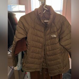The North Face Olive Quilted Jacket